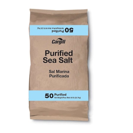 Cargill Cargill Purified Sea Salt Untreated 50lbs 100011767